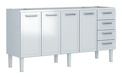 BALCAO COZ ACO 1,80 APOLO FLAT 4G BR