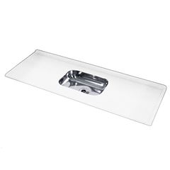 PIA DECORALITA GRAN.INOX 120X54 BRANCA