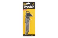 CHAVE ALLEN JG 9PCS 10MM CRV VONDER