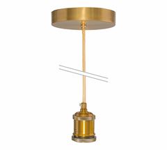 LUMI.G-LIGHT PEND ANITQUE DOURADO 1XE27