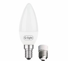 LAMPADA VELA TRANSP 4W 6500K G-LIGHT 