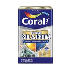 TINTA ACRI LT 18L BR SOL E CHUVA CORAL 