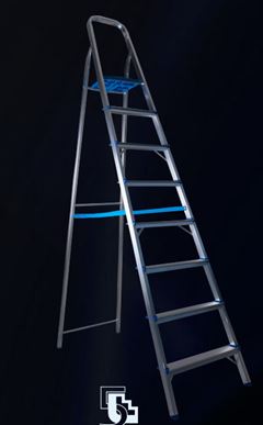 ESCADA 8 DEGRAUS ALUMINIO LIDER