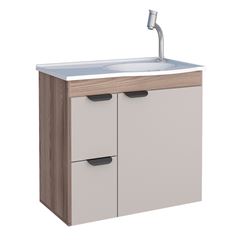 GABINETE COZIMAX MDF MARGARIDA TAM/NUDE