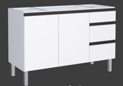 BALCAO COZ ACO 1,60 GAIA FLAT  BR