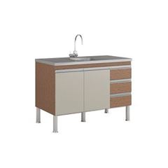 BALCAO COZ MDF 1,20 IBIZA AMEND WHT MGM