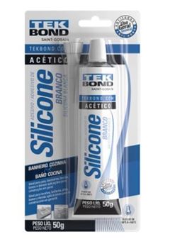 SILICONE ACETIC BRANCO 50G TEKBOND