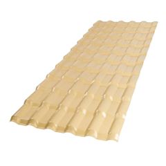 TELHA PVC PLAN MARFIM 242X88 MAXPLAST