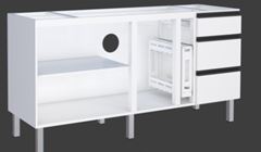 BALCAO COZ ACO 1,80 GAIA BR