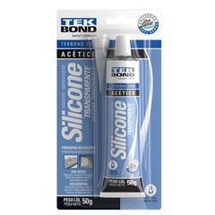 SILICONE ACET TRANSP.50G BLISTER TEKBOND