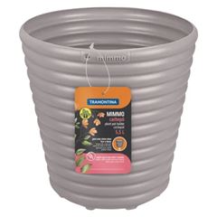 VASO JARDIM P/FLORES CINZA 5,5L TRAMONTI
