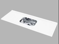 PIA DECORALITA GRAN.INOX 150X54 BRANCO