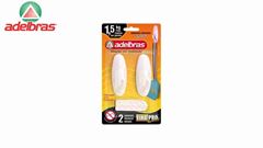 GANCHO PLAST. C/ADESIVO 80MM ADELBRAS
