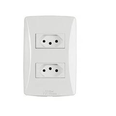 TOMADA EMB DUPLA 10A ELETROMAR