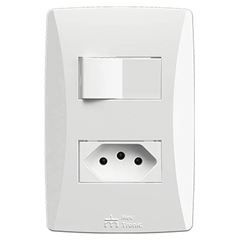 MODULO INT.1 TOM 2P+T 10A ELETROMAR 