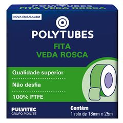 FITA VEDA ROSCA 18MMX25M PULVITEC 