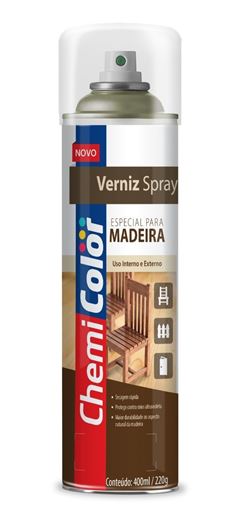 VERNIZ SPRAY MAD MOGNO 400ML CHEMICOLOR