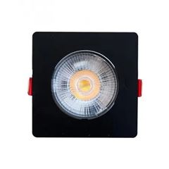 SPOT LED QD 4W 3000K PRETO G-LIGHT