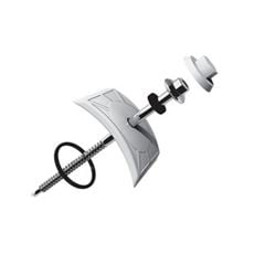 KIT FIXAÇÃO TELHA PVC  C/20 CINZA