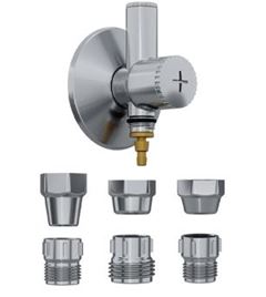 ADAP P/FILTRO ABS BRANCO C/REG. BLUKIT