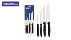 JOGO FACAS INOX 4PC PLENUS PRETO