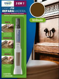 CANETA F12 REPARA MADEIRA IMBUIA CX 06U