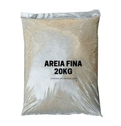 AREIA FINA LIMPA 20KG