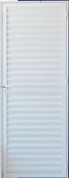 PORTA ALUM BCO 210X70 1FL VEN TOTAL ESQ