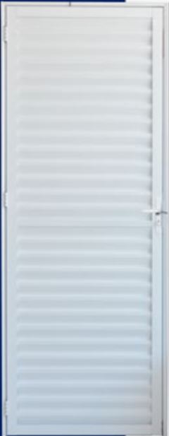 PORTA ALUM BCO 210X80 1FL VEN TOTAL DIR