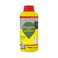 PINTURA ASFALTICA ACQUA 1L QUARTZOLIT