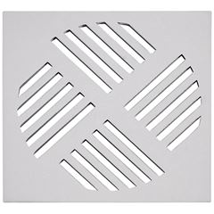 GRELHA ALUM.QUAD.ASTRA 15X15CM