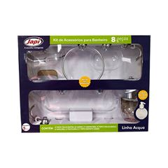 KIT ACESSORIO JAPI ACQUA CROMADO
