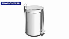 LIXEIRA TRAMONTINA INOX C/PED 03LTS