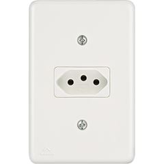 TOMADA EMB SIMPLES 10A MODLUZ APOIO