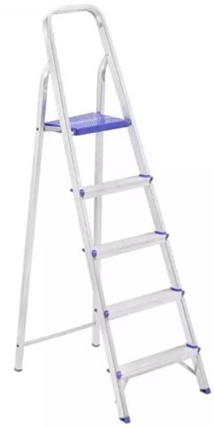 ESCADA 5 DEGRAUS ALUMINIO
