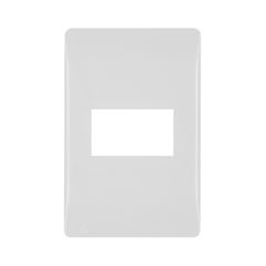 PLACA 4X2 P/1 MODULO HORIZ. MODLUZ APOIO