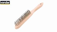 ESCOVA DE ACO 3 FILEIRAS VONDER