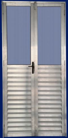 PORTA ALUM 210X86 TODA ALUM.ESQ