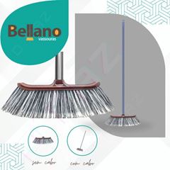 VASSOURA DE  PELO CINZA BELLANO