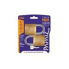 CADEADO PAPAIZ 40 DUPLO TWIN PACK