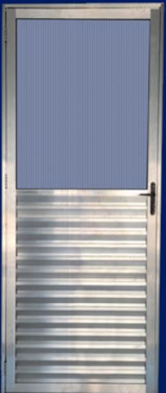 PORTA ALUM 210X80 2 VID+VEN DIR