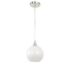 LUMI.G-LIGHT PEND.GLOBUS VIDRO BRANCO