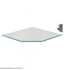 PRATELEIRA PRATIKA VETRO RECORTE 25X25