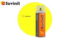 TINTA SPRAY AMARELO 400ML SUVINIL