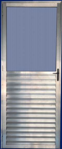 PORTA ALUM 210X70 2 VID+VEN DIR