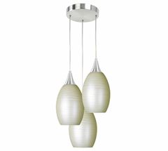 LUMI.G-LIGHT PEND.DROP VD BEGE 3XE27