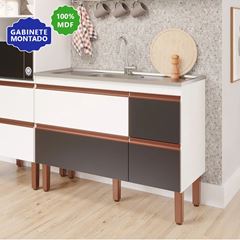 BALCAO COZ MDF 1,20 PRISMA NOGUEIRA MGM