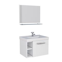 GABINETE COZIMAX AMORA C/ESPELHO BRANCO