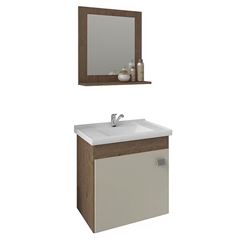 ESPELHEIRA 60X60 TREVISO NOGUEIRA MGM