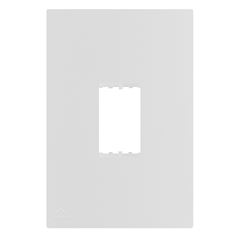 PLACA 4X2 P/1 MODULO VERT. LISSE APOIO